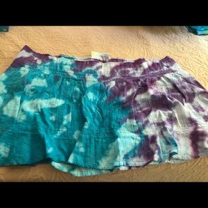 Hand made tie dye skirt